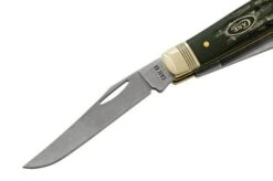 Case Mini Trapper Buffalo Horn 65093, S35VN Pocket Knife -Knife CE65093 03 case
