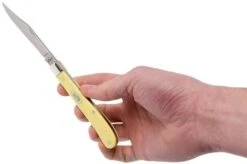 Case Slimline Trapper Yellow Synthetic, 80031, 31048 SS Pocket Knife -Knife CE80031 09 case ce80031 09