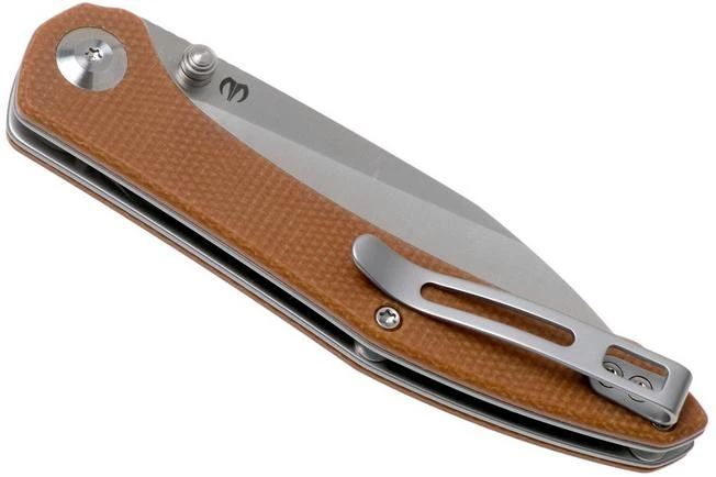 Civivi Hadros C20004-2 Brown Micarta Pocket Knife, Dylan Mallery Design 6 Civivi Hadros C20004-2 Brown Micarta Pocket Knife, Dylan Mallery Design - Image 4