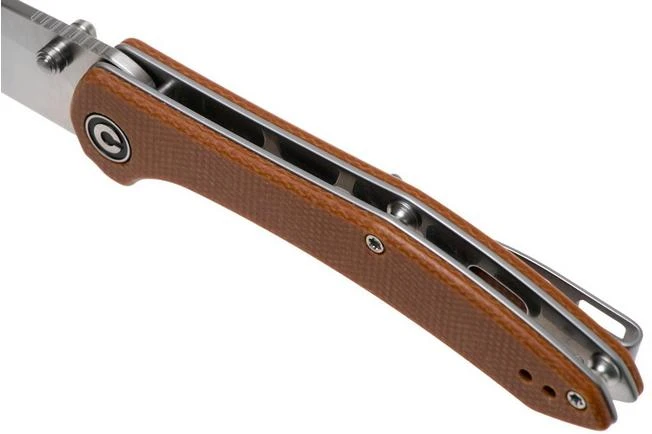 Civivi Hadros C20004-2 Brown Micarta Pocket Knife, Dylan Mallery Design 9 Civivi Hadros C20004-2 Brown Micarta Pocket Knife, Dylan Mallery Design - Image 7