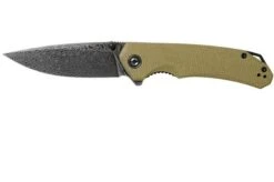 Civivi Brazen C2102DS-2 Damascus Droppoint, Olive Micarta Pocket Knife