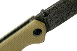 Civivi Brazen C2102DS-2 Damascus Droppoint, Olive Micarta Pocket Knife -Knife CIC2102DS 2 06 civivi