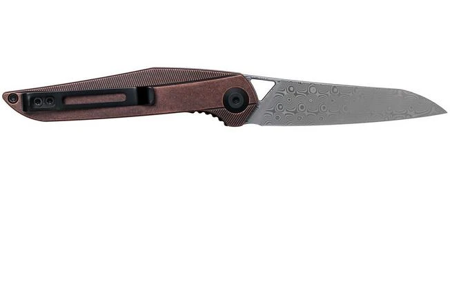 Civivi McKenna C905DS-2 Damascus, Copper Pocket Knife, Elijah Isham Design 4 Civivi McKenna C905DS-2 Damascus, Copper Pocket Knife, Elijah Isham Design - Image 2