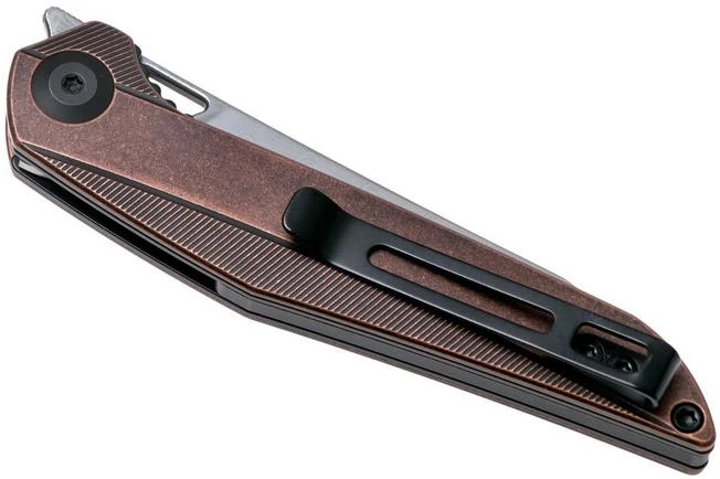 Civivi McKenna C905DS-2 Damascus, Copper Pocket Knife, Elijah Isham Design 6 Civivi McKenna C905DS-2 Damascus, Copper Pocket Knife, Elijah Isham Design - Image 4