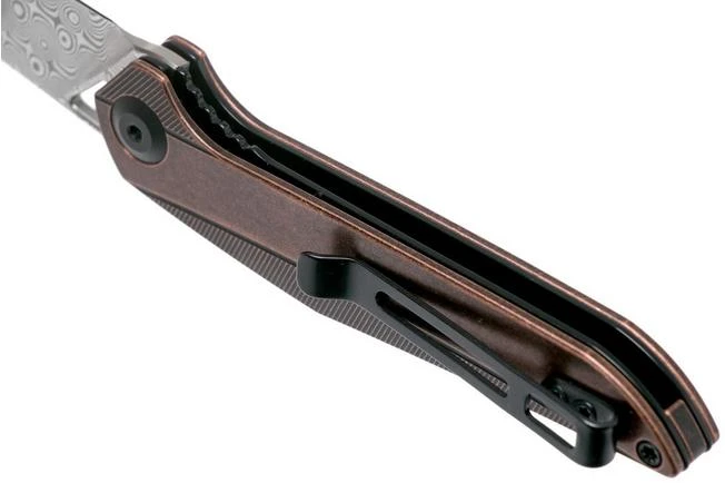 Civivi McKenna C905DS-2 Damascus, Copper Pocket Knife, Elijah Isham Design 7 Civivi McKenna C905DS-2 Damascus, Copper Pocket Knife, Elijah Isham Design - Image 5