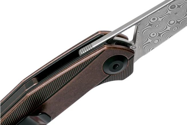 Civivi McKenna C905DS-2 Damascus, Copper Pocket Knife, Elijah Isham Design 8 Civivi McKenna C905DS-2 Damascus, Copper Pocket Knife, Elijah Isham Design - Image 6