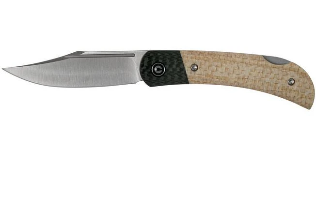 Civivi Rustic Gent C914C Carbon Fibre & Tan Micarta Gentleman's Knife 3 Civivi Rustic Gent C914C Carbon Fibre & Tan Micarta Gentleman's Knife