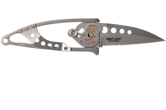 CRKT Snap Lock 5112N Pocket Knife, Serrated, Ed Van Hoy Design 4 CRKT Snap Lock 5112N Pocket Knife, Serrated, Ed Van Hoy Design - Image 2