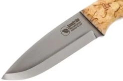 Casström Woodsman Knife Curly Birch, K720 Scandi Grind 10824 With Firesteel -Knife CM10824 03 casstrom cm10824 03
