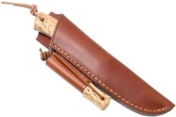 Casström Woodsman Knife Curly Birch, K720 Scandi Grind 10824 With Firesteel -Knife CM10824 07 casstrom cm10824 07