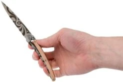 Deejo Tattoo 37g, Juniper Wood, Tribal 1CB020 Pocket Knife 17 Deejo Tattoo 37g, Juniper Wood, Tribal 1CB020 Pocket Knife -Knife DJ1CB020 08 deejo