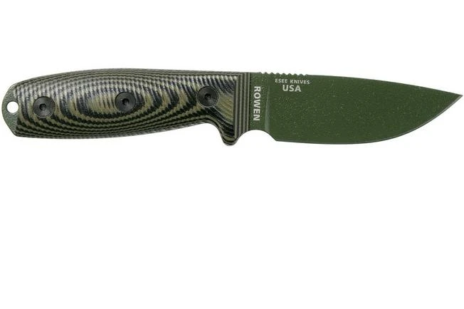 ESEE Model 3 OD Green Blade 3D OD Green-Black G10 Survival Knife 3PMOD-003 Black Sheath + Belt Clip 4 ESEE Model 3 OD Green Blade 3D OD Green-Black G10 Survival Knife 3PMOD-003 Black Sheath + Belt Clip - Image 2