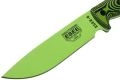 ESEE Model 6 Venom Green Blade 3D Neon Green-Black G10 Survival Knife 6PVG-007 Black Sheath + Clip Plate -Knife EE 6PVG 007 03 esee knives