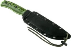 ESEE Model 6 Venom Green Blade 3D Neon Green-Black G10 Survival Knife 6PVG-007 Black Sheath + Clip Plate -Knife EE 6PVG 007 06 esee knives