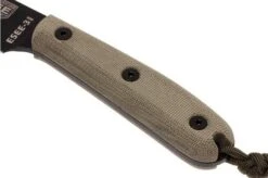 ESEE Model 3HM Bushcraft Knife Modified Handle, Leather Sheath -Knife EE ESEE 3HM 04 esee knives ee esee 3hm 04