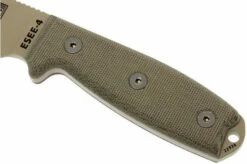 ESEE Model 4 Desert Tan 4P-KO-DT Survival Knife Without Sheath -Knife EE ESEE 4P KO DT 03 esee knives model 4 ee esee 4p ko dt d3