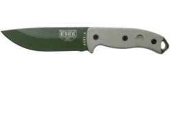 ESEE Model 5 OD Blade, Desert Tan Handle 5P-KO-OD Survival Knife Without Sheath
