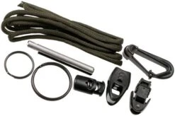 ESEE Izula Dark Earth IZULA-DE-KIT, Survival Kit With Sheath And Firesteel -Knife EE IZULA DEKIT 07 esee knives