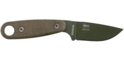 ESEE Knives Izula II Olive Green Fixed Blade, Survival Kit -Knife EE IZULA II OD KIT 02 esee knives izula ii ee izula ii od kit 02