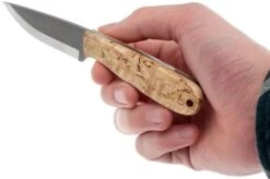 Brisa Necker 70 - Curly Birch - Leather Sheath - 9800 -Knife ENZ 9800 08 enzo enz 9800 08