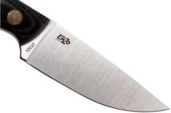 Brisa Necker 70, Black Micarta, Leather Sheath 9803 -Knife ENZ 9803 03 enzo enz 9803 03