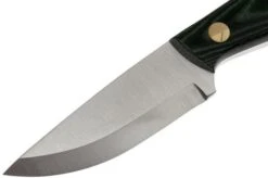 Enzo Necker 70, Green Micarta, Leather Sheath 9804 -Knife ENZ 9804 02 enzo necker 70 enz 9804 02