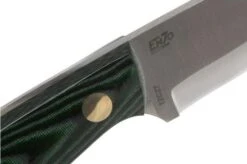 Enzo Necker 70, Green Micarta, Leather Sheath 9804 -Knife ENZ 9804 04 enzo necker 70 enz 9804 04