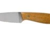 Brisa Bobtail 80 Mustard Micarta Handle, 12C27, Leather Sheath 9952 -Knife ENZ 9952 01 enzo knives