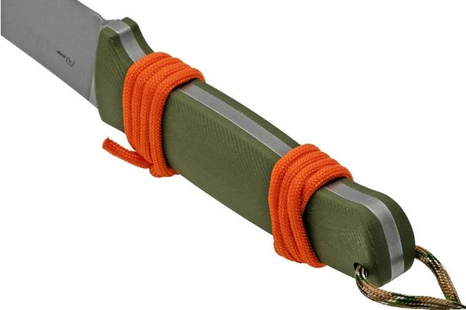 Black Fox Vesuvius Stonewashed D2 Blade, OD Green G10 Fixed Knife 6 Black Fox Vesuvius Stonewashed D2 Blade, OD Green G10 Fixed Knife - Image 4