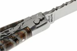 Fontenille Pataud Traditional 11 Cm, Guilloché, Mammoth Tooth, L11MMTG -Knife FPL11MMTG 04 fontenille pataud traditional 11cm fpl11mmtg 04