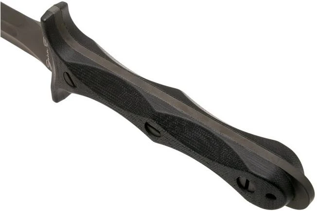 Rick Hinderer EK Dagger 3V DLC, Black Micarta Commando Dagger 6 Rick Hinderer EK Dagger 3V DLC, Black Micarta Commando Dagger - Image 4