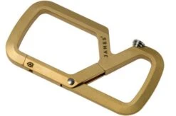 The James Brand Mehlville, Brass, Carabiner