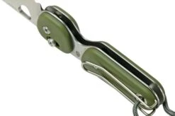 The James Brand The Redstone OD Green, Stainless Serrated KN118169-01 Pocket Knife -Knife JAKN118169 01 08 thejamesbrand