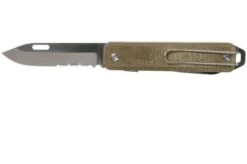 The James Brand Ellis Scissors, Stainless, OD Green, Micarta Pocket Knife -Knife JAKN119127 01 03 the james brand
