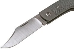 Jack Wolf Sharpshooter Jack, Black Canvas Micarta SHSH-MBK Slipjoint Pocket Knife -Knife JW SHSH MBK 05 jackwolf