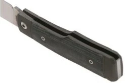 Jack Wolf Sharpshooter Jack, Black Canvas Micarta SHSH-MBK Slipjoint Pocket Knife -Knife JW SHSH MBK 06 jackwolf