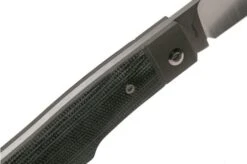 Jack Wolf Sharpshooter Jack, Black Canvas Micarta SHSH-MBK Slipjoint Pocket Knife -Knife JW SHSH MBK 07 jackwolf