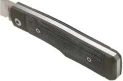 Jack Wolf Sharpshooter Jack, Black Canvas Micarta SHSH-MBK Slipjoint Pocket Knife -Knife JW SHSH MBK 08 jackwolf