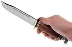 KA-BAR Marine Hunter 1235 Leather Handle, Leather Sheath -Knife KA1235 05 ka bar ka1235 05