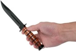 KA-BAR Short USMC Knife 1250, Leather Sheath -Knife KA1250 06 ka bar