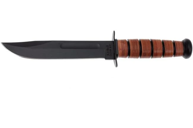 KA-BAR USMC 5017 Plain Edge, Leather, Plastic Sheath 3 KA-BAR USMC 5017 Plain Edge, Leather, Plastic Sheath