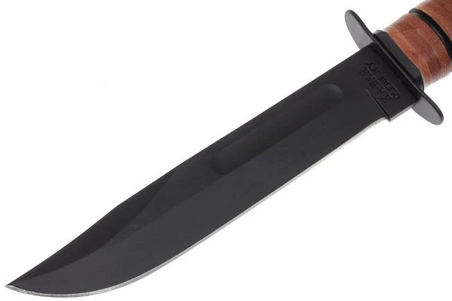 KA-BAR USMC 5017 Plain Edge, Leather, Plastic Sheath 4 KA-BAR USMC 5017 Plain Edge, Leather, Plastic Sheath - Image 2