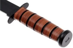 KA-BAR USMC 5017 Plain Edge, Leather, Plastic Sheath 11 KA-BAR USMC 5017 Plain Edge, Leather, Plastic Sheath -Knife KA5017 03 ka bar