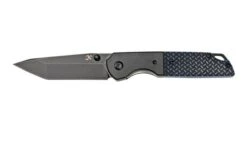 Kansept Warrior T1005T1 Black Tanto, Black & Blue G10 Pocket Knife, Kim Ning Design