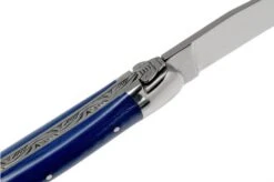 Forge De Laguiole 1211INTCBLEB 11cm, Blue Micarta, Laguiole Knife -Knife LA1211INTCBLEB 06 forge de laguiole