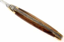 Forge De Laguiole - Natural Wood Folder, Pistachiowood -Knife LA1211PI 04 forge de laguiole vouwmes la1211pi d4