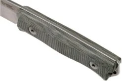 LionSteel B40 Green Canvas Micarta B40-CVG Bushcraft Knife -Knife LI B40 CVG 05 lionsteel