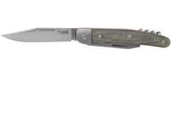 LionSteel Jack 3 Green Canvas Micarta JK3 CVG Pocket Knife -Knife LI JK3 CVG 03 lionsteel