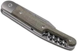 LionSteel Jack 3 Green Canvas Micarta JK3 CVG Pocket Knife -Knife LI JK3 CVG 04 lionsteel