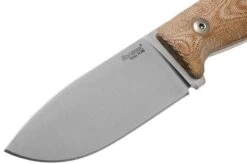 LionSteel M2M CVN Natural Canvas Micarta Fixed Knife -Knife LI M2M CVN 03 lionsteel